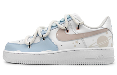 Кроссовки для скейтбординга Air Force 1 мужские с низким верхом белого цвета Nike