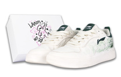 Кроссовки LINING Spike Years Skateboarding Shoes Men Low-top White/Green, белый