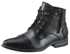 Ботильоны KRISBUT на шнуровке, со съемной текстильной стелькой, черный