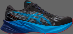 Кроссовки novablast 3 black island blue Asics, черный
