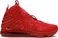 Кроссовки Nike LeBron 17 Red Carpet, красный
