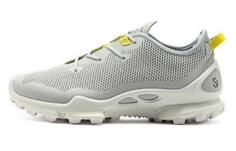 Кроссовки ecco Lifestyle Shoes Men Low-top Concrete Gray, серый