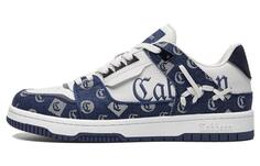 Кроссовки Cabbeen Skateboarding Shoes Men Low-top, темно-синий