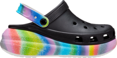 Кроссовки Classic Crush Clog Spray Dye, черный Crocs