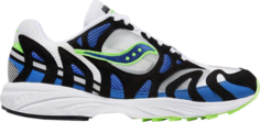 Кроссовки Saucony Bodega x Grid Azura 2000 QS Blue Lime, синий