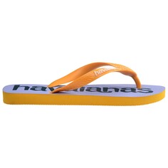 Сандалии Havaianas Top Logomania 2, цвет Pop Yellow