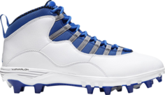 Бутсы Jordan 10 TD Mid White Game Royal, белый