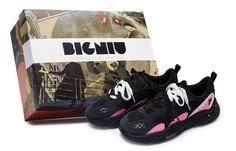 Кроссовки FILA Lifestyle Shoes Men Low-top Black/Pink, черный/розовый