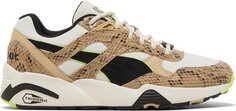 Кроссовки Puma R698 Snakeskin, коричневый
