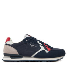 Кроссовки Pepe Jeans Brit Road M PMS40007 Navy 595, темно-синий