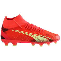 Красные мужские футбольные бутсы Ultra pro fg/ag Puma, красный