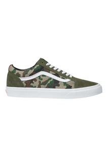 Зеленые кроссовки Old Skool с узором Vans, зеленый