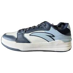 Кроссовки ANTA Street Naughty Skateboarding Shoes Men Low-top Blue/White/Light Blue, синий