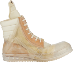 Кроссовки Rick Owens EDFU Geobasket Natural Transparent, кремовый