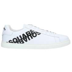 Кроссовки с зеркальным логотипом Dsquared2, белый