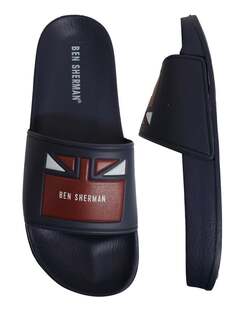 Мужские шлепанцы Jet темно-синего цвета Ben Sherman, синий