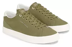 Кроссовки Tommy Hilfiger "TH HI VULC LOW SUMMER CVS", хаки