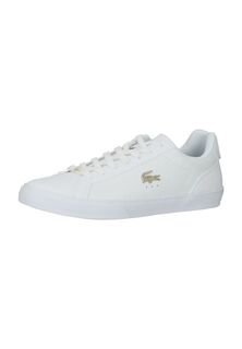 Мужские кожаные нескользящие кроссовки Lerond Pro LACOSTE, цвет White Wht
