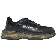 Кроссовки с логотипом бренда Plein Sport, черный