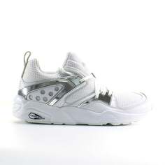 Мужские текстильные кроссовки на шнуровке Trinomic blaze from Glory белого цвета 361851 01 Puma, белый