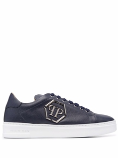 Philipp Plein кроссовки с логотипом Hexagon, синий