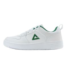 Кроссовки PEAK Skateboarding Shoes Men Low-top Great White/grass Green