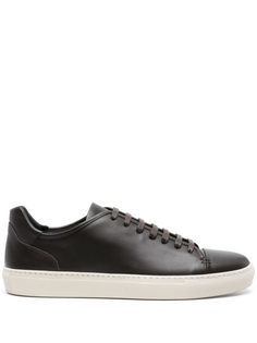 Corneliani кеды на шнуровке, коричневый