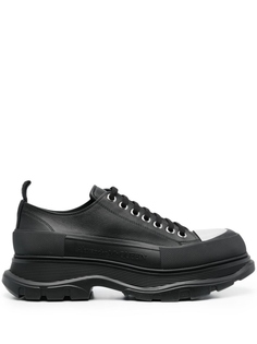 Alexander McQueen кроссовки Tread с металлическим носком, черный