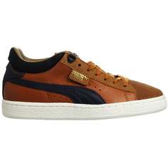 Мужские коричневые кроссовки Stepper Classic mmq коричневого цвета Puma, коричневый
