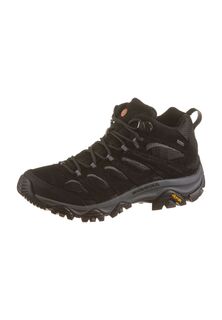 Кроссовки Moab 3 Mid GTX, кожа, амортизация, мужские MERRELL, цвет Black Grey