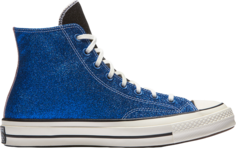 Кроссовки Converse J.W. Anderson x Chuck 70 Hi Glitter Gutter, синий