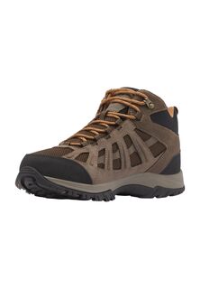Мужские походные кроссовки Redmond III Mid водонепроницаемые, с амортизацией Columbia, цвет Cordovan Elk