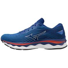 Мужские кроссовки для бега Wave sky 6 синего цвета Mizuno, синий