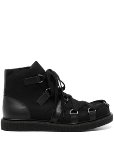 Yohji Yamamoto ботинки на шнуровке, черный