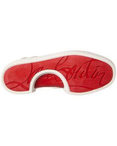 Christian Louboutin Adolon Junior Кожаные Кроссовки, серый