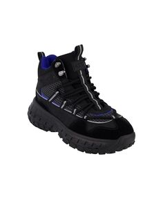 Мужские треккинговые кроссовки Hi-Top на легкой подошве, смешанная техника DKNY, черный