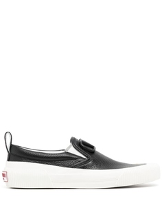 Valentino Garavani слипоны с логотипом VLogo Signature, черный