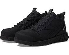 Кроссовки Reebok Work Fusion Formidable Work Mid Cut Composite Toe EH, цвет Black/Black