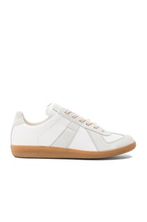 Кроссовки Maison Margiela Replica Calf & Lambskin Leathers, белый