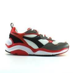 Мужские кроссовки Whiz Run бело-красные Diadora, черный