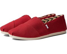 Лоферы TOMS Classic Alpargata, цвет Red 1