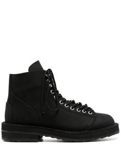 Yohji Yamamoto ботинки на шнуровке, черный