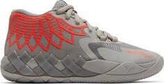 Кроссовки Puma MB.01 Jr Rock Ridge Red, серый