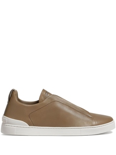 Zegna кроссовки Secondskin с тройным стежком