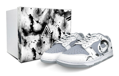 Кроссовки Nike Dunk, белый/серый