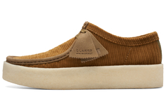 Кроссовки clarks Originals Skateboarding Shoes Men Low-top Brown, коричневый