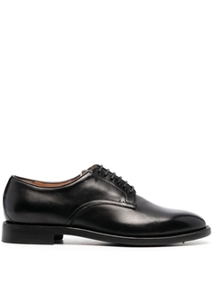 Silvano Sassetti lace-up leather Oxford shoes, черный