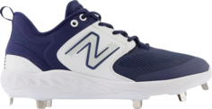Бутсы New Balance Fresh Foam X 3000v6 Metal 2E Wide Navy White, синий