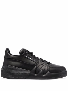 Giuseppe Zanotti кроссовки с нашивкой-логотипом, черный