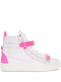 Giuseppe Zanotti высокие кеды Coby, белый